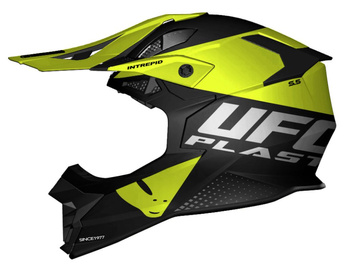 UFO KASK INTREPID CROSS KOLOR CZARNY/ŻÓŁTY FLUO ROZMIAR M ( ECE 22R06 ) - KOLEKCJA 2024