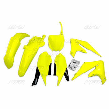 UFO KOMPLET PLASTIKÓW YAMAHA YZF 250 '19-'23, YZF 450 '18-'22 KOLOR ŻÓŁTY FLUO (YA321DFLU)