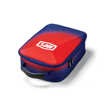 100 PROCENT FA23 GOGGLE CASE GEO RED/BLUE - PUDEŁKO / ETUI / CASE NA GOGLE KOLOR CZERWONY/NIEBIESKI