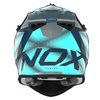 NOX KASK CROSS / OFFROAD N633 FUSION KOLOR SZARY/NIEBIESKI ROZMIAR S (ZAPIĘCIE MIKROMETRYCZNE)