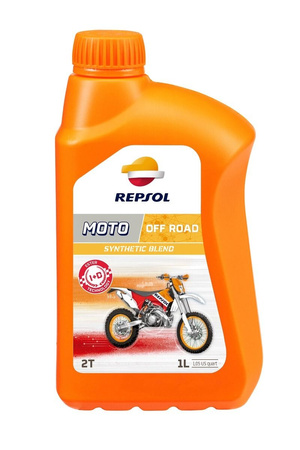 REPSOL OLEJ SILNIKOWY 2T MOTO OFF ROAD 1L SYNTETYCZNY (12) (ZASTĘPUJE RP147Z51)