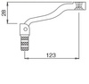 BUZZETTI DŹWIGNIA ZMIANY BIEGÓW ALUMINIOWA KTM LC4 625/640 ''98-; SXC 625 '98-; SMC 600/625/990 '98-