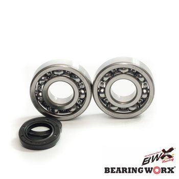 BEARING WORX ŁOŻYSKA WAŁU KORBOWEGO Z USZCZELNIACZAMI KAWASAKI KDX 200 '91-'06, KDX 220 '97-'05 (NTN) (MADE IN JAPAN) (24-1045)