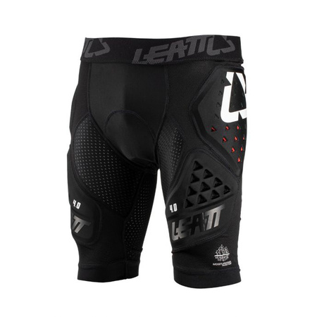 LEATT SPODENKI Z OCHRANIACZAMI IMPACT SHORTS 3DF 4.0 BLACK KOLOR CZARNY ROZMIAR M