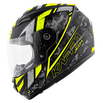 KAPPA KASK KJ04 BOOM PROX JUNIOR INTEGRALNY CZARNY / ŻÓŁTY MATT S/50