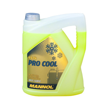 MANNOL PŁYN DO CHŁODNIC PRO COOL 5L MOTOCYKLOWY (-40ST.C/+135ST.C) GOTOWY DO UŻYCIA (240)