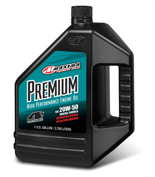 MAXIMA RACING OILS OLEJ SILNIKOWY MINERALNY PREMIUM 20W50 3.785 LITRY (4) (AKC)