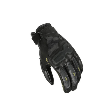 MACNA WYPRZEDAŻ RĘKAWICE HAROS MOTORCYCLE GLOVES BLACK/DARK GREY CAMO KOLOR CZARNY/SZARY CAMO ROZMIAR M