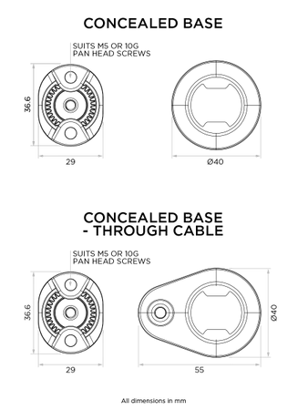 Mała podstawa Quad Lock® 360