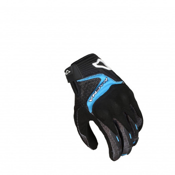 MACNA WYPRZEDAŻ RĘKAWICE OCTAR MOTORCYCLE GLOVES BLACK/BLUE KOLOR CZARNY/NIEBIESKI ROZMIAR L