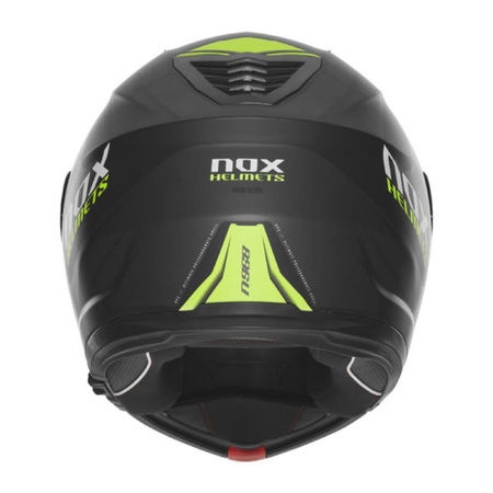 NOX KASK SZCZĘKOWY (FLIP-UP) Z BLENDĄ N968 ULTRA KOLOR CZARNY/ŻÓŁTY FLUO MAT ROZMIAR M