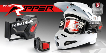 RISK RACING RIPPER AUTOMATED GOGGLE ROLL AUTOMATYCZNY SYSTEM ROLL-OFF BLUETOOTH