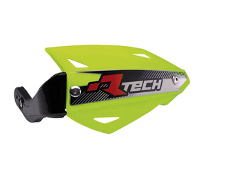 RACETECH (RTECH) OSŁONY RĄK (HANDBARY) VERTIGO ATV KOLOR ŻÓŁTY FLUO (Z 3 RODZAJAMI MOCOWAŃ DO KIEROWNICY)