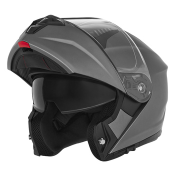 NOX KASK SZCZĘKOWY (FLIP-UP) Z BLENDĄ N968 KOLOR TYTANOWY MAT ROZMIAR L