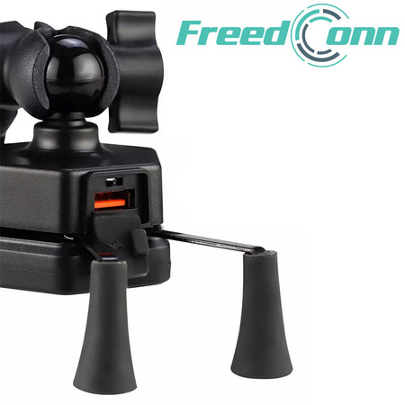 FreedConn uchwyt na telefon z ładowarką USB MC20W-03