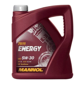 MANNOL OLEJ SILNIKOWY SAMOCHODOWY 5W30 ENERGY 5 LITRÓW (7511) (SYNTETYCZNY)