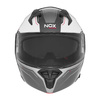 NOX KASK SZCZĘKOWY (FLIP-UP) Z BLENDĄ N968 TOMAK KOLOR BIAŁY/CZERWONY ROZMIAR M