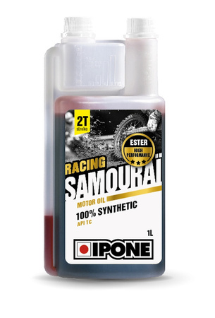 IPONE SAMOURAI RACING 2T OLEJ DO MIESZANKI 100% SYNTETYK 1L ESTER (AKC) (15)