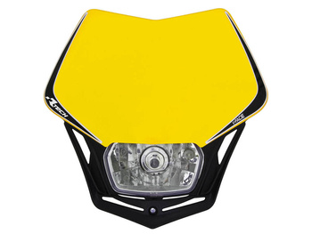 RACETECH (RTECH) LAMPA PRZEDNIA V-FACE KOLOR ŻÓŁTY/CZARNY