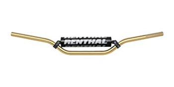 RENTHAL KIEROWNICA 7/8 CALA (22MM) MX HANDLEBAR GOLD RC PADDED KOLOR ZŁOTY GĄBKĄ