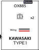 OXFORD PROMOCJA PRZEJŚCIÓWKA PRZERYWACZA DO KIERUNKOWSKAZÓW LED (2 SZTUKI W ZESTAWIE) PASUJE DO HONDA.KAWASAKI (STARY KOD: OF780)