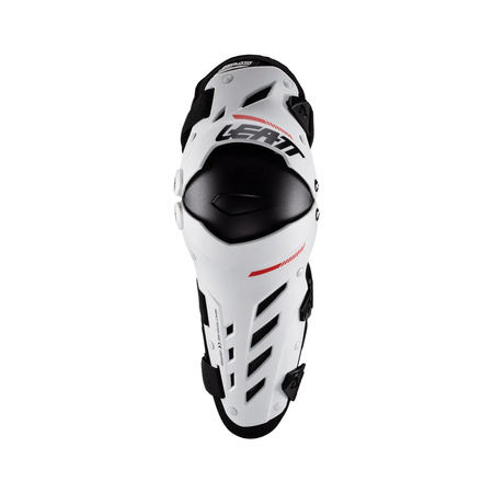 LEATT NAKOLANNIKI OCHRANIACZE KOLAN DUAL AXIS JUNIOR (DZIECIĘCE) KNEE AND SHIN GUARD WHITE KOLOR BIAŁY/CZARNY