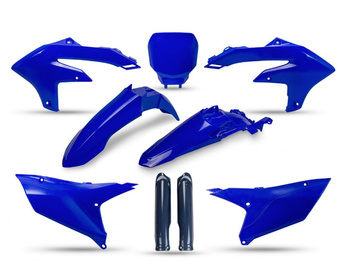 UFO KOMPLET PLASTIKÓW (FULL KIT) Z OSŁONAMI TELESKOPÓW (AMORTYZATORÓW) YAMAHA YZF 250 '24-'25, YZF 450 '23-'25 KOLOR OEM