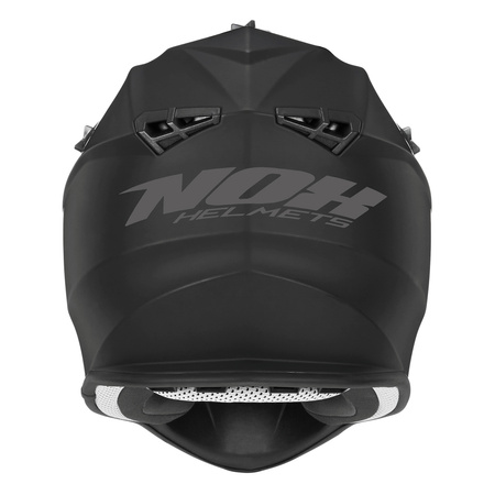 NOX KASK CROSS / OFFROAD N633 SOLID KOLOR CZARNY MAT ROZMIAR M (ZAPIĘCIE MIKROMETRYCZNE)