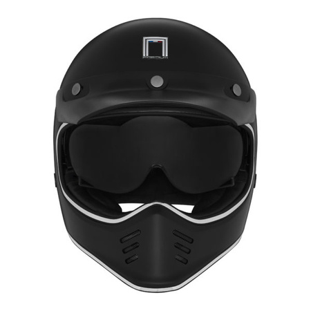 NOX PREMIUM KASK INTEGRALNY (FULL FACE) SEVENTY II SOLID KOLOR CZARNY MAT ROZMIAR M