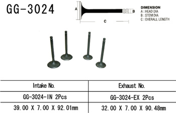 VESRAH ZAWÓR SSĄCY SUZUKI GS 500 E/F '89-'10 (OEM: 12911-01D00) (1SZT.) (MADE IN JAPAN)