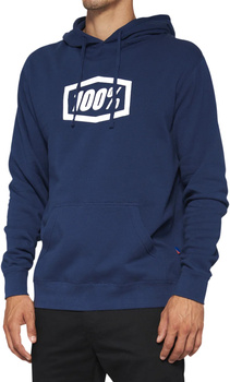 100 PROCENT PULLOVER HOODIE ICON NAVY - BLUZA Z KAPTUREM MODEL ICON NAVY KOLOR NIEBIESKI ROZMIAR M