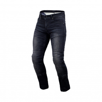 MACNA WYPRZEDAŻ SPODNIE JEANSOWE NORMAN MOTORCYCLE JEANS BLACK KOLOR CZARNY ROZMIAR 32