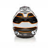 6D HELMETS KASK CROSS/ENDURO MODEL ATR-2 PHASE WHITE/ORANGE KOLOR CZARNY/SZARY/POMARAŃCZOWY/BIAŁY ROZMIAR L ( 58 - 59 CM )