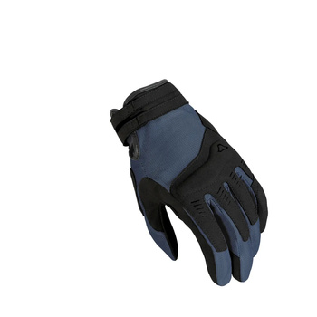 MACNA WYPRZEDAŻ RĘKAWICE DARKO MOTORCYCLE GLOVES BLUE/BLACK KOLOR NIEBIESKI/CZARNY ROZMIAR XL