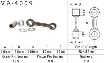 VESRAH KORBOWÓD KAWASAKI KLF 220 (KLF220) '92-'11, KLF 250 (KLF250) '92-'11 (VA4009) (MADE IN JAPAN)