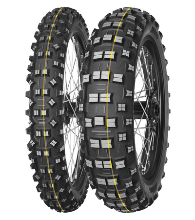 MITAS OPONA 140/80-18 TERRA FORCE-EF SUPER 70R TT TYŁ (ŻÓŁTY PASEK) DOT 03/2024 (460070) (zamiennik:70000200)