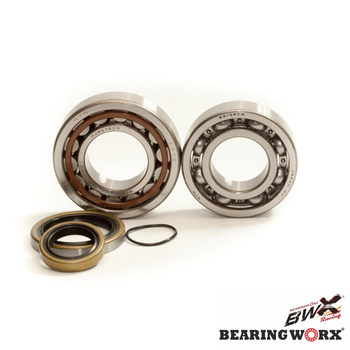 BEARING WORX ŁOŻYSKA WAŁU KORBOWEGO Z USZCZELANIACZAMI KTM SX/EXC 250/300 04-19, FREERIDE 250R '14-'17, HUSQVARNA TE/TC 250/300 '14-'14, HUSABERG TE250/300 11-14 (NTN) (MADE IN JAPAN) (24-1098) = CBK35001