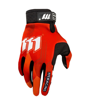 111 RACING RĘKAWICE MOTO 111 RA RED/BLACK/WHITE KOLOR CZERWONY/BIAŁY/CZARNY ROZMIAR XL