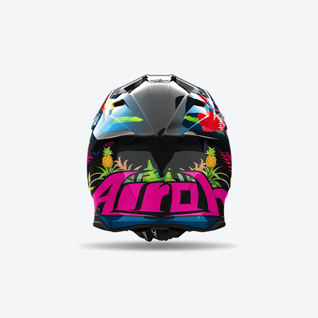 AIROH KASK CROSS / ENDURO / ATV / QUAD TWIST 3 AMAZONIA KOLOR CZARNY/ZIELONY/CZERWONY ROZMIAR S