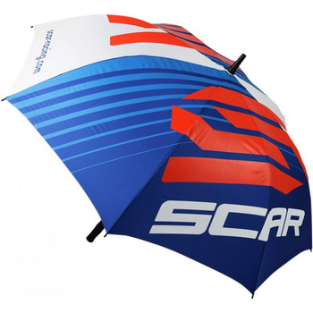 SCAR RACING PARASOLKA ROZMIAR 130CM KOLOR NIEBIESKI/BIAŁY/CZERWONY