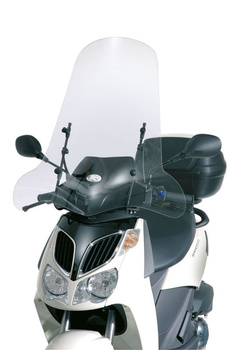 KAPPA SZYBA APRILIA SPORTCITY 125/200/250 '04-08, HONDA DYLAN 125/150 '02-07, YAMAHA CIGNUS X '04-15, NEOS 50 '08-21, 74 X 67 CM PRZEZROCZYSTA