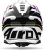 AIROH KASK CROSS / ENDURO / ATV / QUAD TWIST 3 RAINBOW KOLOR BIAŁY/CZARNY/ZÓŁTY/FIOLETOWY ROZMIAR S