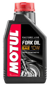 MOTUL OLEJ DO TELESKOPÓW / AMORTYZATORÓW / ZAWIESZENIA FORK OIL FACTORY LINE 10W MEDIUM (SYNTETYCZNY) 1L