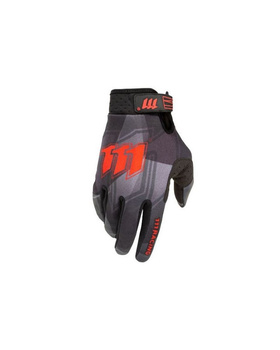 111 RACING RĘKAWICE MOTO 111 RA BLACK/RED KOLOR CZARNY/CZERWONY ROZMIAR XL