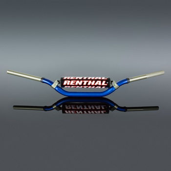 RENTHAL KIEROWNICA 1,1/8 CALA (28,6MM) MX TWINWALL 921 HANDLEBAR BLUE YAMAHA YZ/YZF +06 PADDED KOLOR NIEBIESKI Z GABKĄ