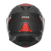 NOX KASK SZCZĘKOWY (FLIP-UP) Z BLENDĄ N968 ULTRA KOLOR CZARNY/CZERWONY MAT ROZMIAR L