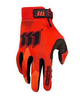 WYPRZEDAŻ 111 RACING RĘKAWICE MOTO 111 RA RED/BLACK KOLOR CZERWONY/CZARNY ROZMIAR M