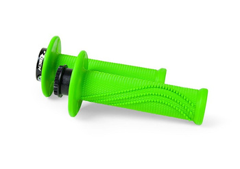 RACETECH (RTECH) MANETKI R20 LOCK-ON (22+25MM) KOLOR ZIELONY NEON + 8 ADAPTERÓW ROLGAZU