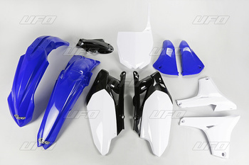 UFO KOMPLET PLASTIKÓW YAMAHA YZF 450 '11-'12 KOLOR OEM (NIEBIESKI/BIAŁY/CZARNY) (YA311E999)