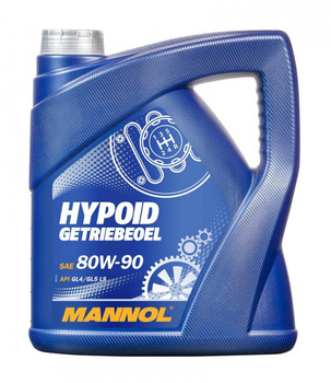 MANNOL HYPOID GETRIEBEOEL 80W90 API GL4/GL5 LS- OLEJ PRZEKŁADNIOWY MINERALNY 4L (80W-90)